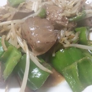 ご飯がすすむ★鶏レバーピーマン炒め（青椒炒鶏肝）